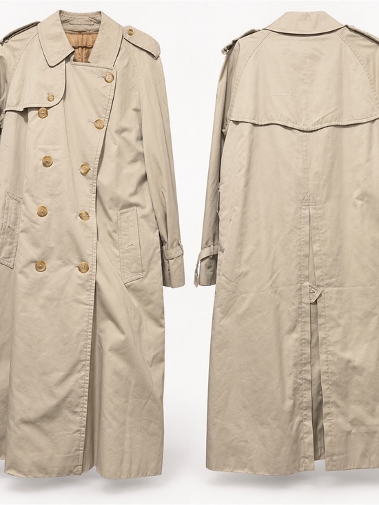 Burberry Other - Vintage Burberrys London Men’s L 52 Reg Belted Trench Coat Authentic